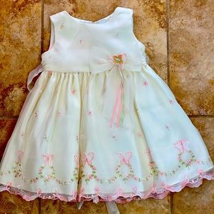 Pink and Green Toddler Dress